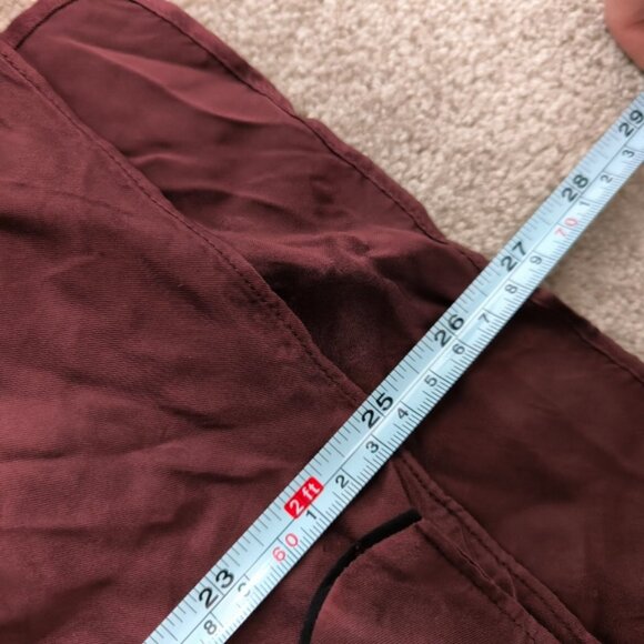 NWT Aritzia Wilfred Murol Preppy Oversized Sleek Truffle Black Pipping Shirt M - Picture 9 of 11